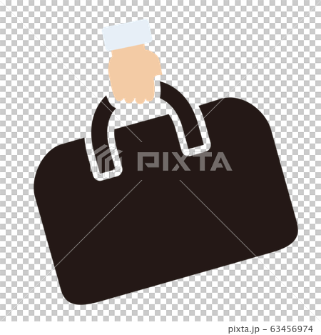 Hand with bag Hand with bag 63456974