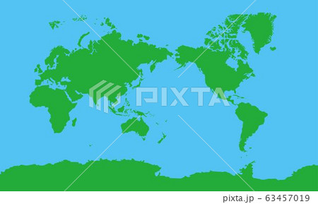 世界地図のイラスト素材