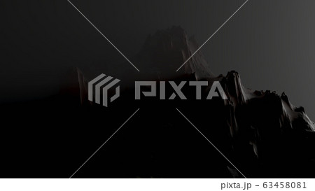 Dark landscape with mountains 63458081