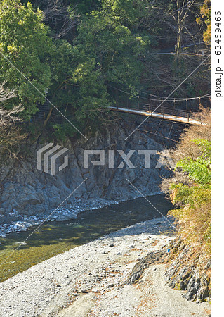 奥多摩散歩：日原川に架かる氷川小橋 63459466