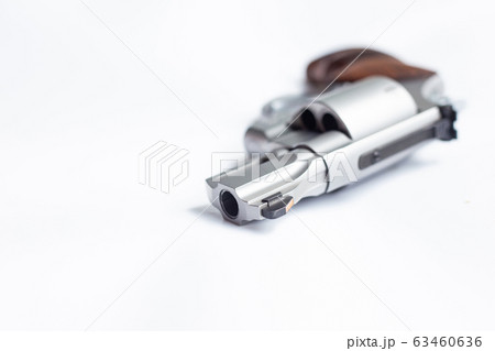 .357 .44 magnum conceal revolver gun on white 63460636