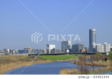 新横浜周辺 ビル群 風景 新横浜周辺 ビル群 風景 63461344