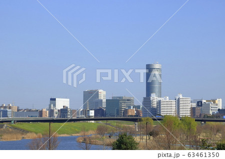 新横浜周辺 ビル群 風景 新横浜周辺 ビル群 風景 63461350