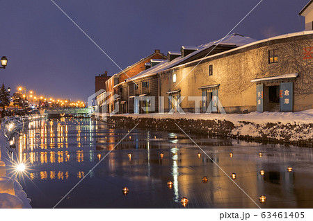 北海道_小樽雪あかりの路 北海道_小樽雪あかりの路 63461405