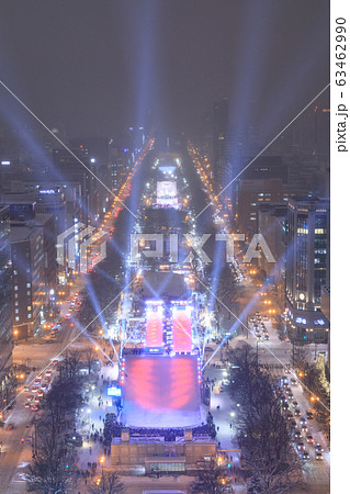 北海道_さっぽろ雪まつり夜景 63462990