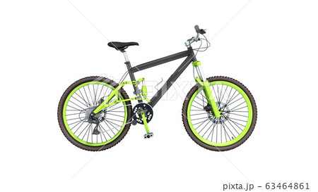 white mountainbike