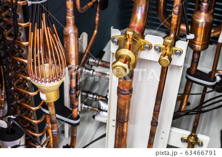 copper tubes in the cooling system of climate equipment copper tubes in the cooling system of climate equipment 63466791