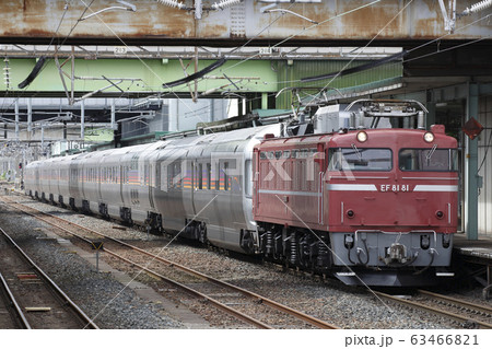 回送中のカシオペア車両（盛岡駅） 63466821