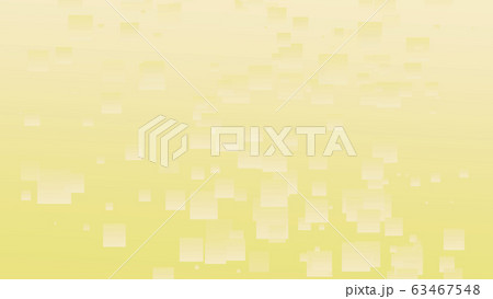 CGスクエア　浮遊するスクエアのジオメトリック背景 63467548