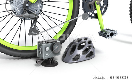 the concept of extreme sports action camera 63468333