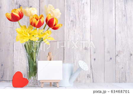 チューリップ チューリップ フォトフレーム 63468701