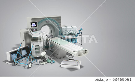 Modern technology in the medical technic 3d render 63469061