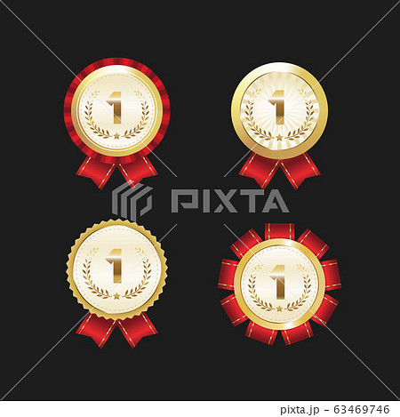 リボン ステッカー シール 63469746