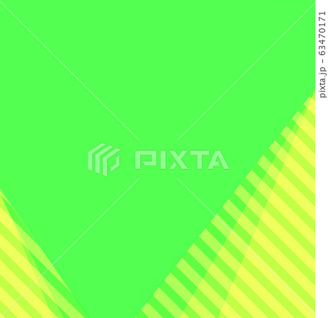 薄い黄緑と黄色の斜めストライプと無地のコピースペースの背景のイラスト素材