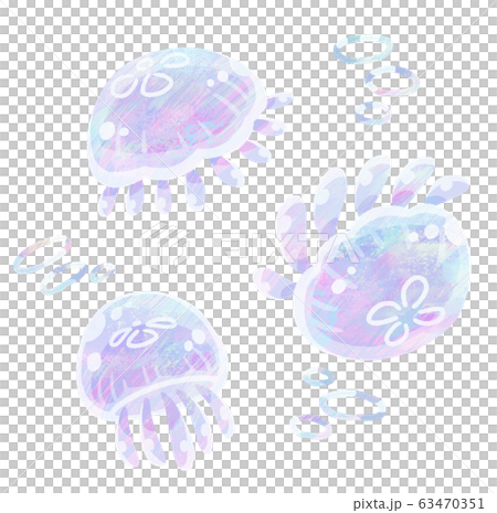 クラゲ02(テクスチャ) 63470351