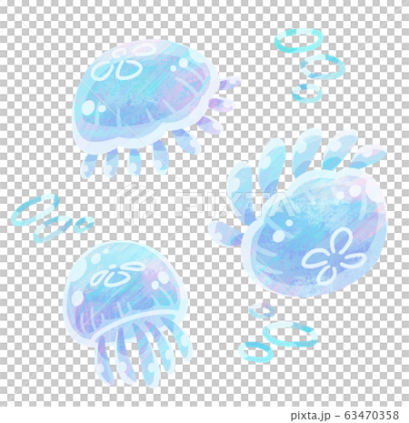 クラゲ01(テクスチャ) 63470358