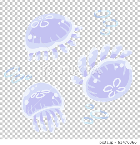 クラゲ02(ベタ) 63470360