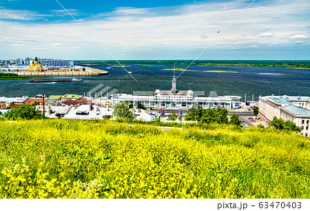 River station in Nizhny Novgorod, Russia 63470403