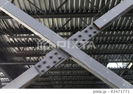 cross metal structure construction site beams x cross metal structure construction site beams x 63471771