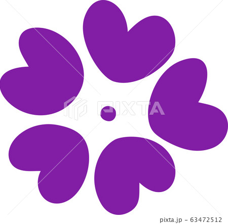 花 植物 花びら 抽象的 デザイン 文様 シンプルのイラスト素材