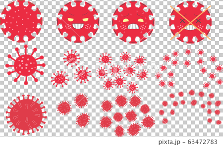冠狀病毒疾病病原體新流感插圖集 63472783