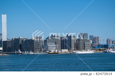 日本の東京都市景観 五輪選手村などを望む=2020年3月20日(聖火が日本に到着) 日本の東京都市景観 五輪選手村などを望む=2020年3月20日(聖火が日本に到着) 63473014
