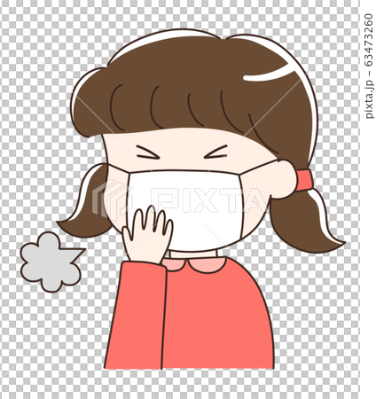 咳をする女の子 イラスト 咳をする女の子 イラスト 63473260