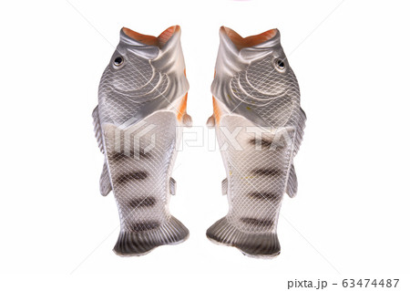 Fishermen grey, rubber for beach Fishermen grey, rubber for beach 63474487