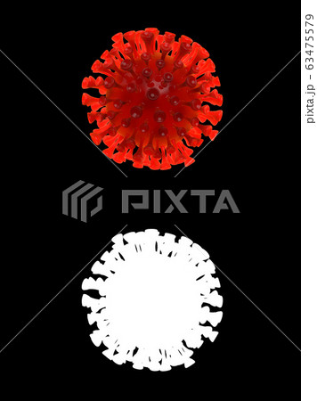 Coronavirus Wuhan, China COVID-19 background with corona cell molecule. Epidemic condition 3d illustration isolate on black background with selection mask Coronavirus Wuhan, China COVID-19 background with corona cell molecule. Epidemic condition 3d illustration isolate on black background with selection mask 63475579