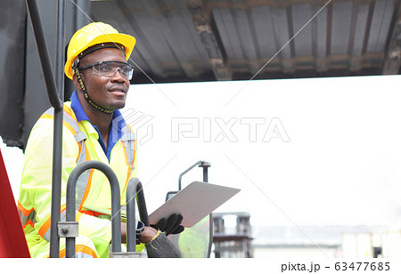Close up of An African American handsome black 63477685