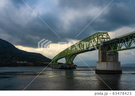 大島大橋 大畠瀬戸の渦潮 山口県 柳井市 大島大橋 大畠瀬戸の渦潮 山口県 柳井市 63478423