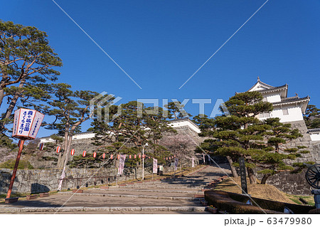 福島県 二本松城 箕輪門と桜 福島県 二本松城 箕輪門と桜 63479980
