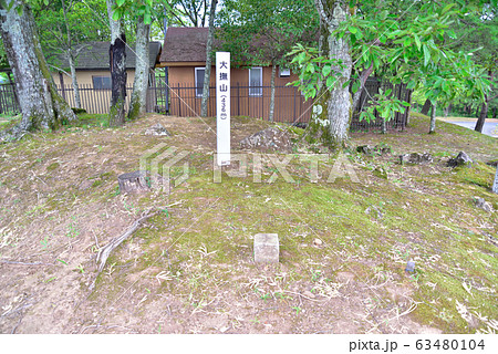 兵庫県　大撫山　山頂の三角点 63480104
