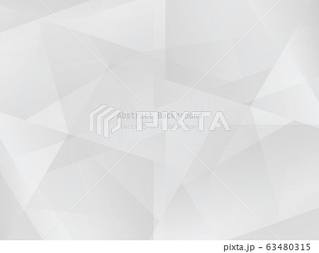 Abstract geometric white and gray polygon or 63480315