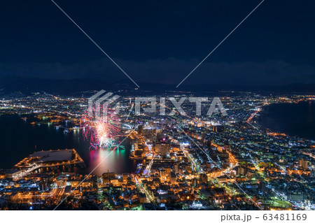 北海道_絶景の函館冬花火 63481169