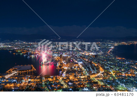 北海道_絶景の函館冬花火 北海道_絶景の函館冬花火 63481170