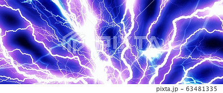 Intense Lightning Stock Illustration
