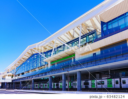 高輪ゲートウェイ駅　高輪ゲートウェイ　高輪　東京　日本　風景　新駅　山手線　京浜東北線　都市風景 63482124