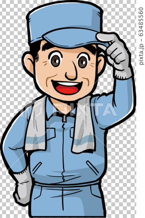 作業員風の男性２（中高年） 63485560