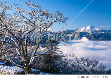 《埼玉県》霧氷と秩父の大雲海・積雪の美の山公園 63489340