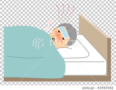 Elderly man in poor health Elderly man in poor health 63493568