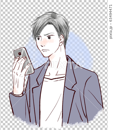 Smartphone male anger Smartphone male anger 63494471