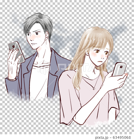 Couple smartphone 63495068