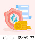 Disease insurance sign illustration. Vector 63495177