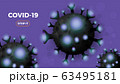 Coronavirus or Covid-19 vector illustration. Virus 63495181