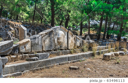 Ancient Greek city Priene on the western coast of Ancient Greek city Priene on the western coast of 63496113