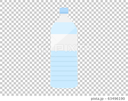 ペットボトルに入った水のイラスト 63496190