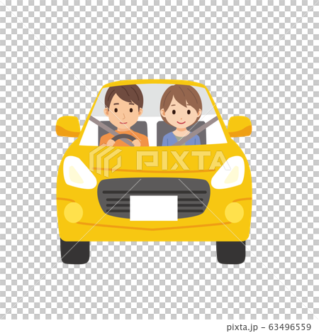 Drive, driving, man and woman illustration Drive, driving, man and woman illustration 63496559
