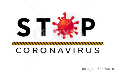 New Coronavirus 2019-nKoV . Covid virus 19-NKP. Background with realistic 3d red viral cells. Symbol of danger. Vector illustration. New Coronavirus 2019-nKoV . Covid virus 19-NKP. Background with realistic 3d red viral cells. Symbol of danger. Vector illustration. 63496816