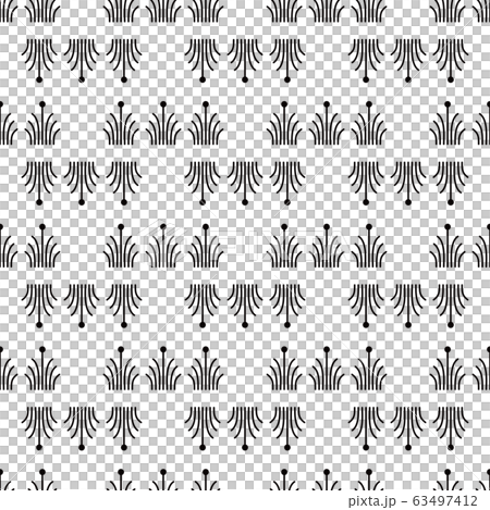 Japanese traditional pattern reed pattern - Stock Illustration ...